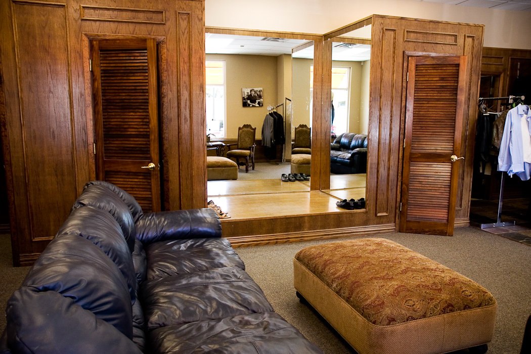 The fitting area